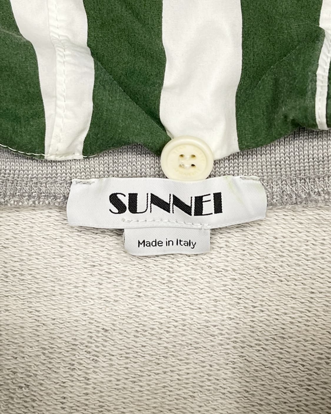 써네이 버튼 디테쳐블 후디 스웨트셔츠 상품이미지8