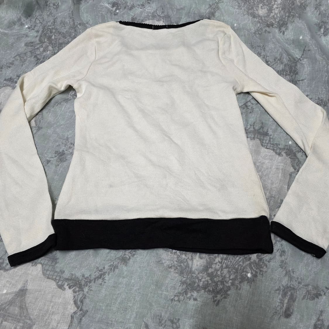 빈티지 공겜여주 달천 리본 로걀탑 갸루일브리즈리사 상품이미지3