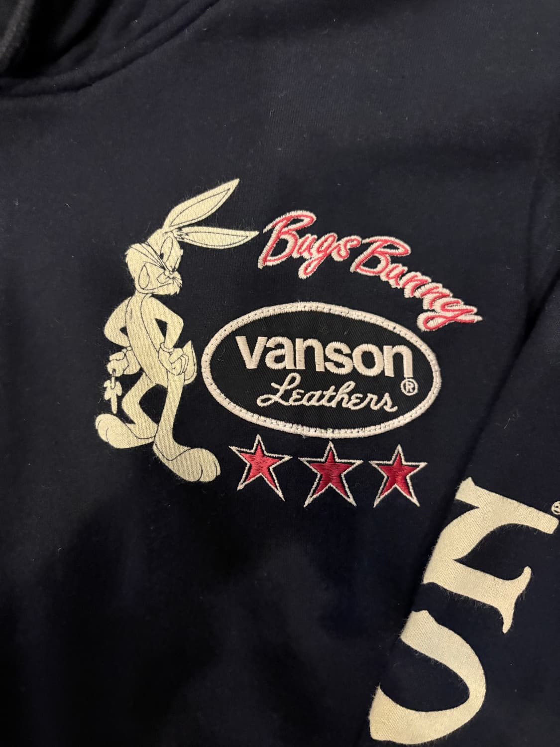 VANSON × BUGS BUNNY Zip-up Hoodie 상품이미지4