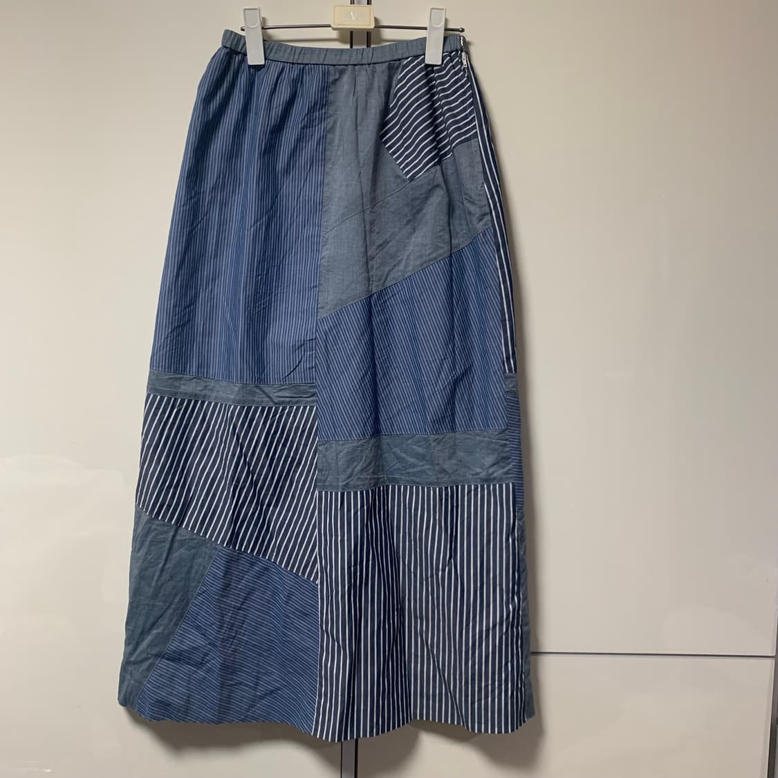 모리걸 하구미 패치워크 롱 스커트 상품이미지2