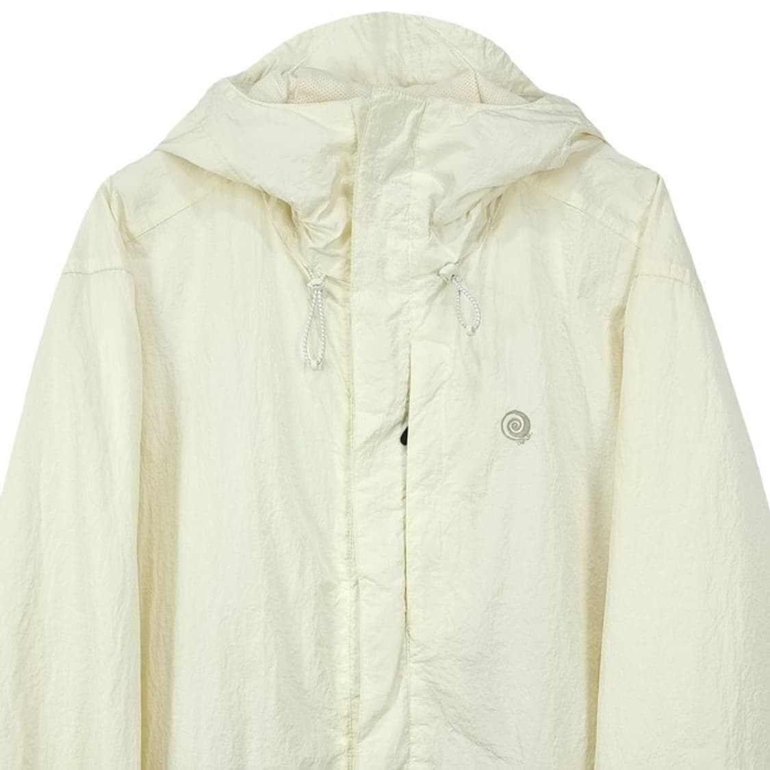 [트래블] 오버사이즈 후드 바람막이 자켓 크림 M19664 상품이미지4