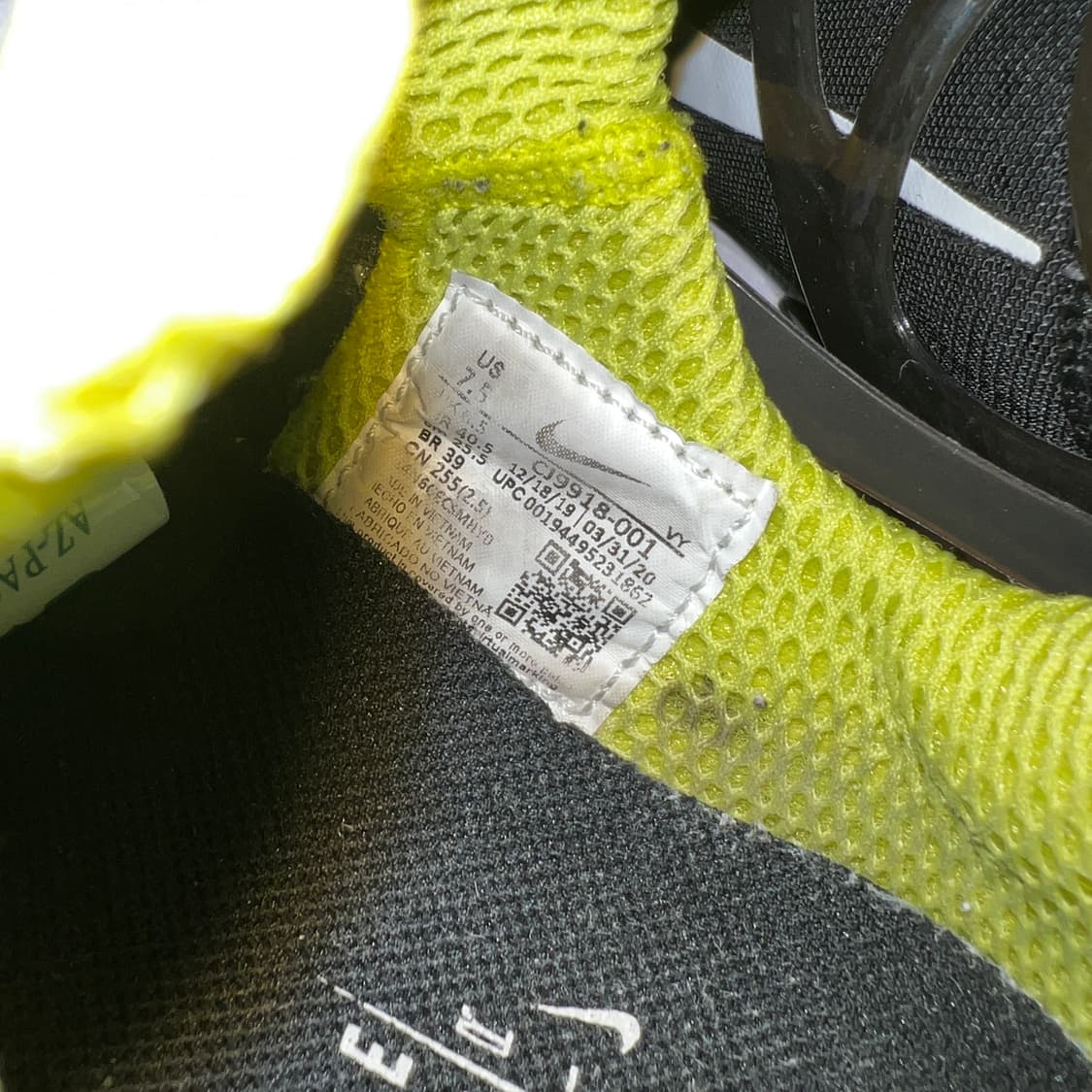 나이키 x 스투시 에어 줌 스피리돈 쿠키니 블랙 상품이미지6