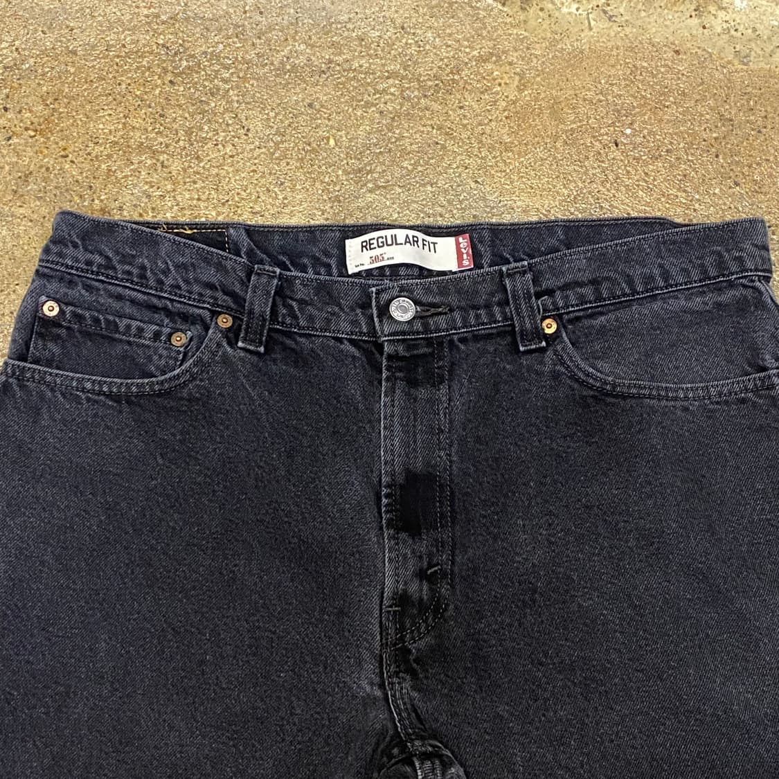 미국 빈티지 리바이스 505 블랙진 청바지 상품이미지2