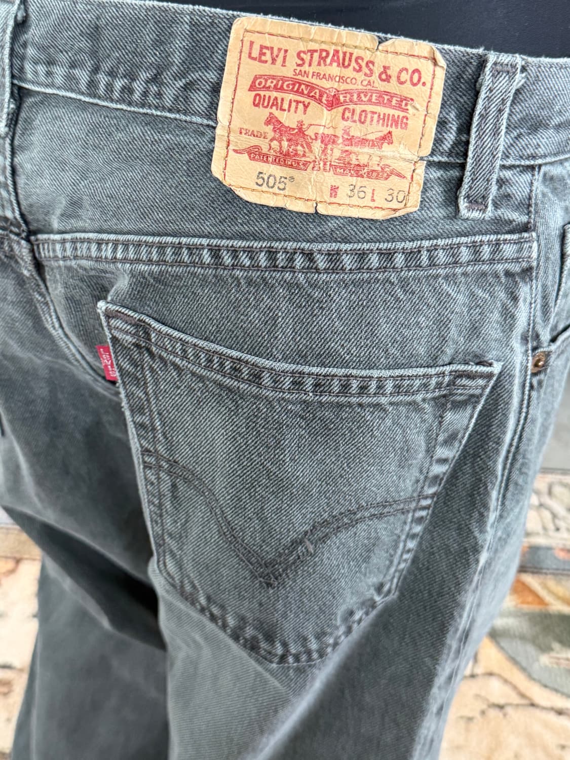 리바이스 505 블랙 상품이미지10