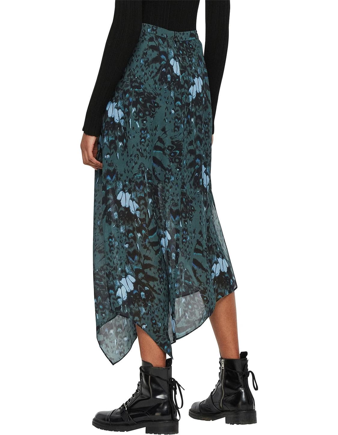 [uk4,us0,eu32] 올세인츠 쉬폰 비스코스 스커트 상품이미지4