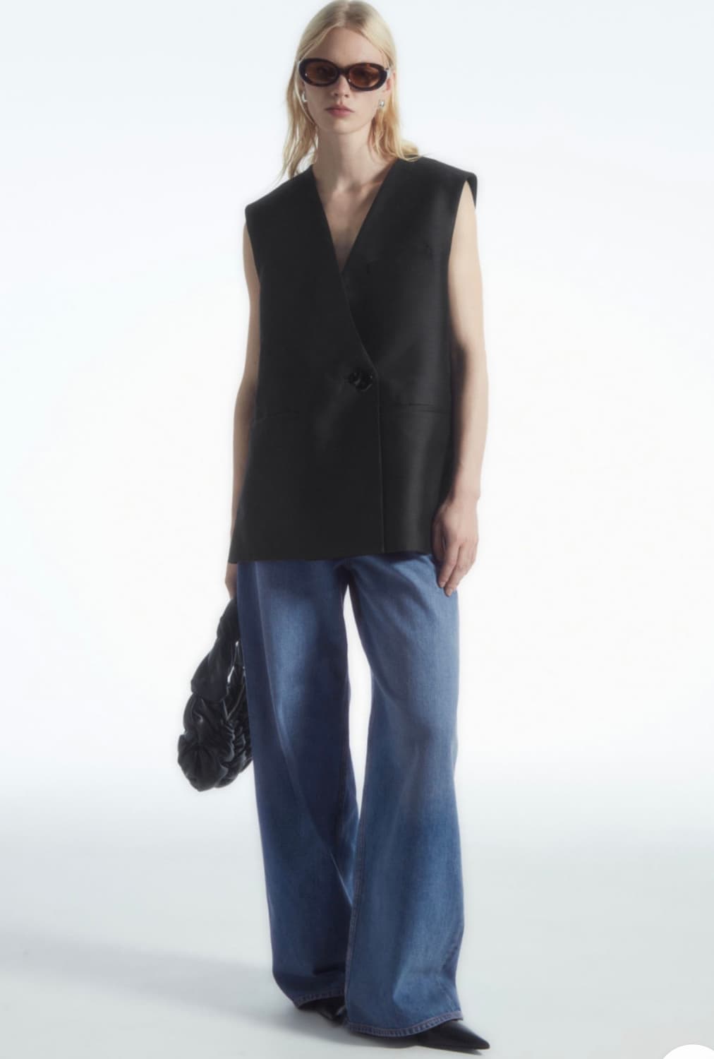 Cos 코스 바지 팬츠 TIDE 진 와이드 타이드 진 청바지 미드블루 상품이미지2