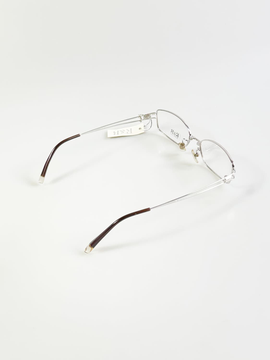 R&B EYEWEAR 실버 슬림 스퀘어 메탈 빈티지 안경 상품이미지4