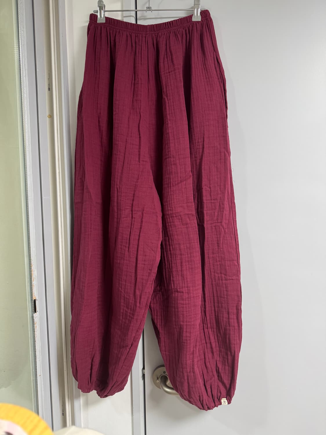 맑음복 바지 레드 상품이미지2