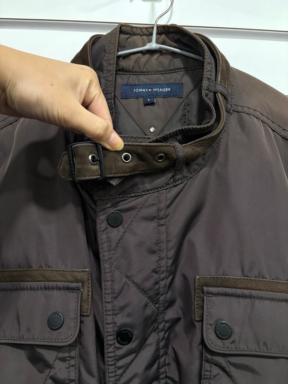 타미힐피거 남성 브라운 자켓 L 상품이미지4