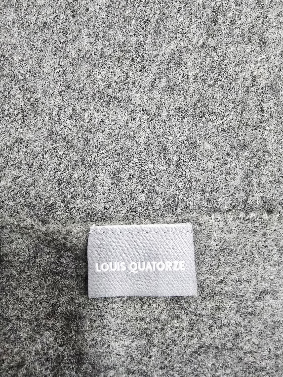 루이까또즈 캐시미어100 회색 머플러 상품이미지7