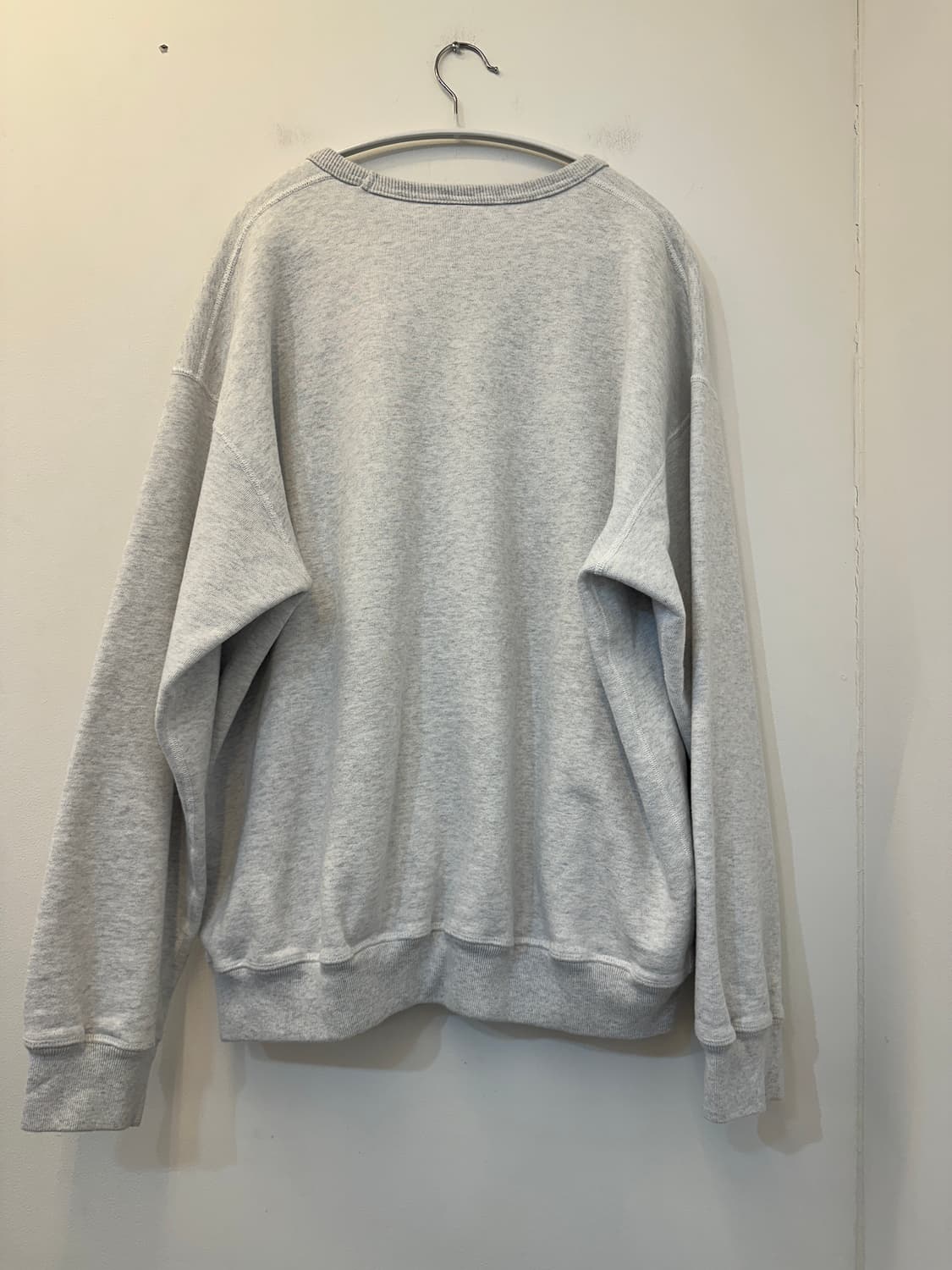 M) 토마스 모어 라이트 그레이 프린팅 맨투맨 티셔츠 상품이미지2