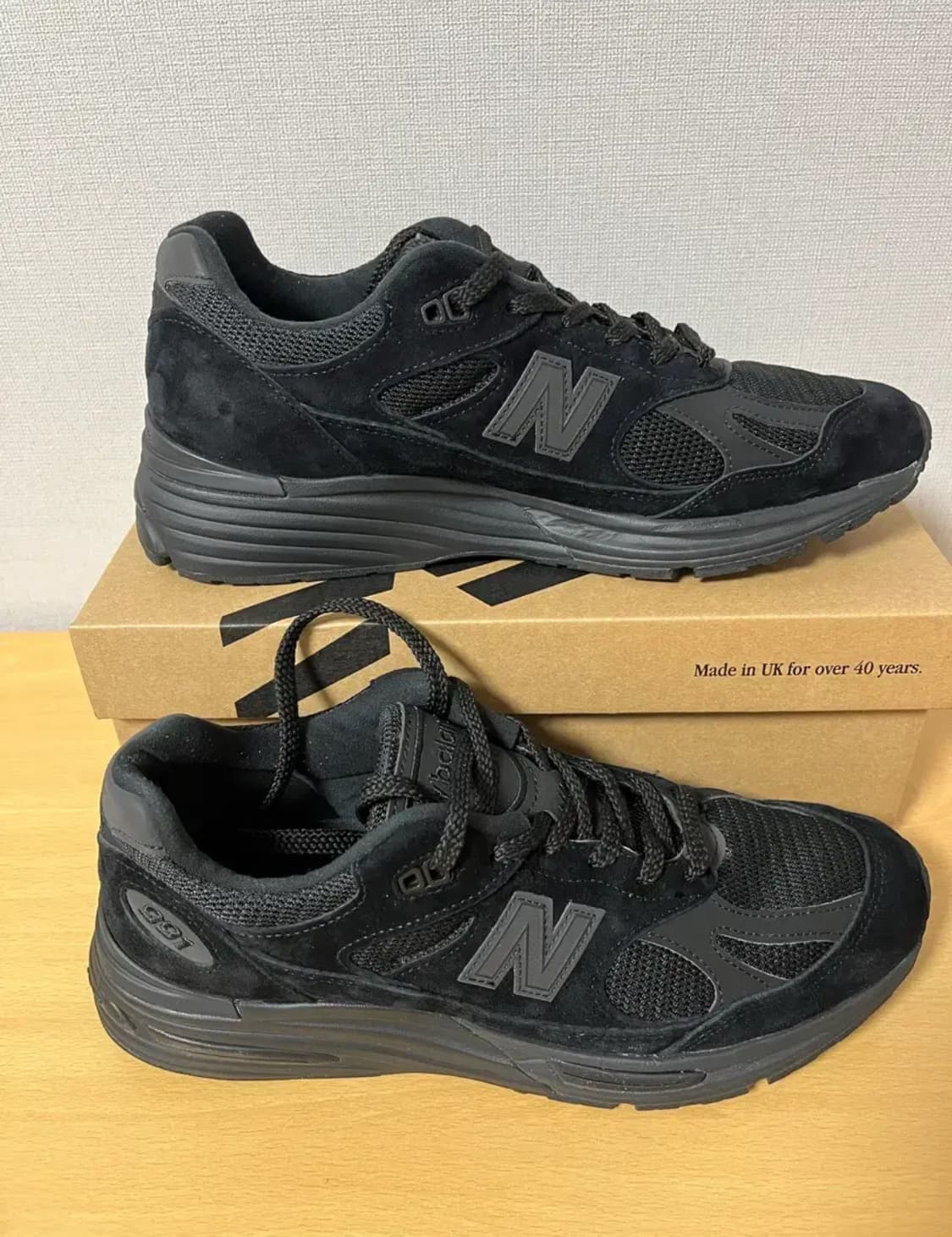 뉴발란스 991 V2 트리플 블랙 270 상품이미지2