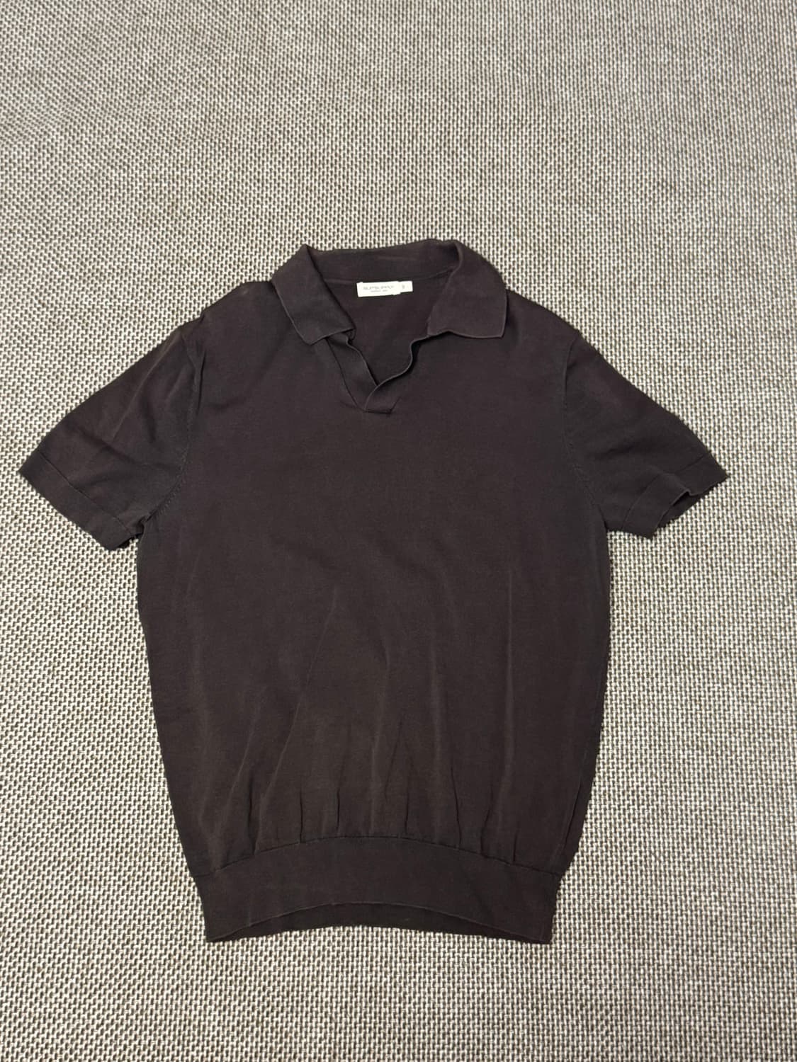 수트서플라이 실크 혼방 PK 폴로 티셔츠 브라운 판매 L (XL/105) 상품이미지1