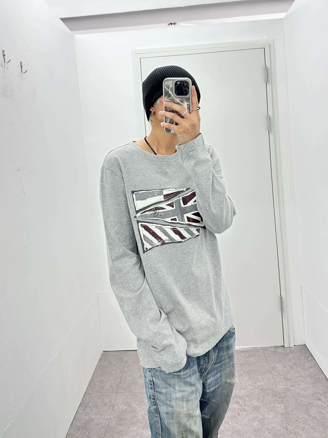 ASK flag patch long sleeve 상품이미지2