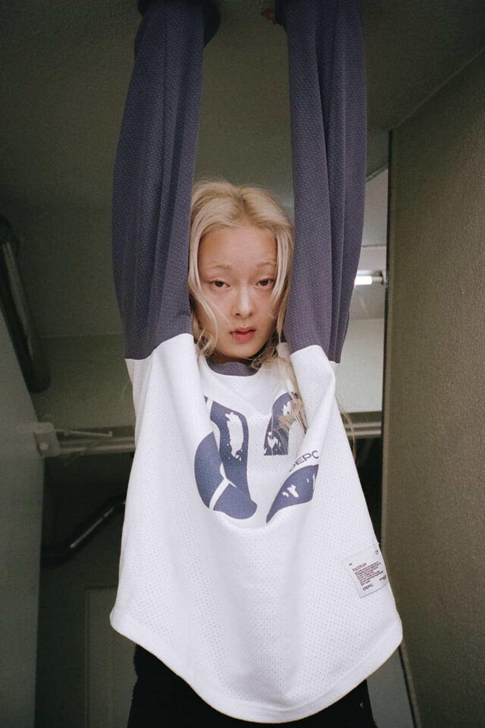 DEPC 뎁크 나그랑 롱슬리브 탑 - 네이비 상품이미지2