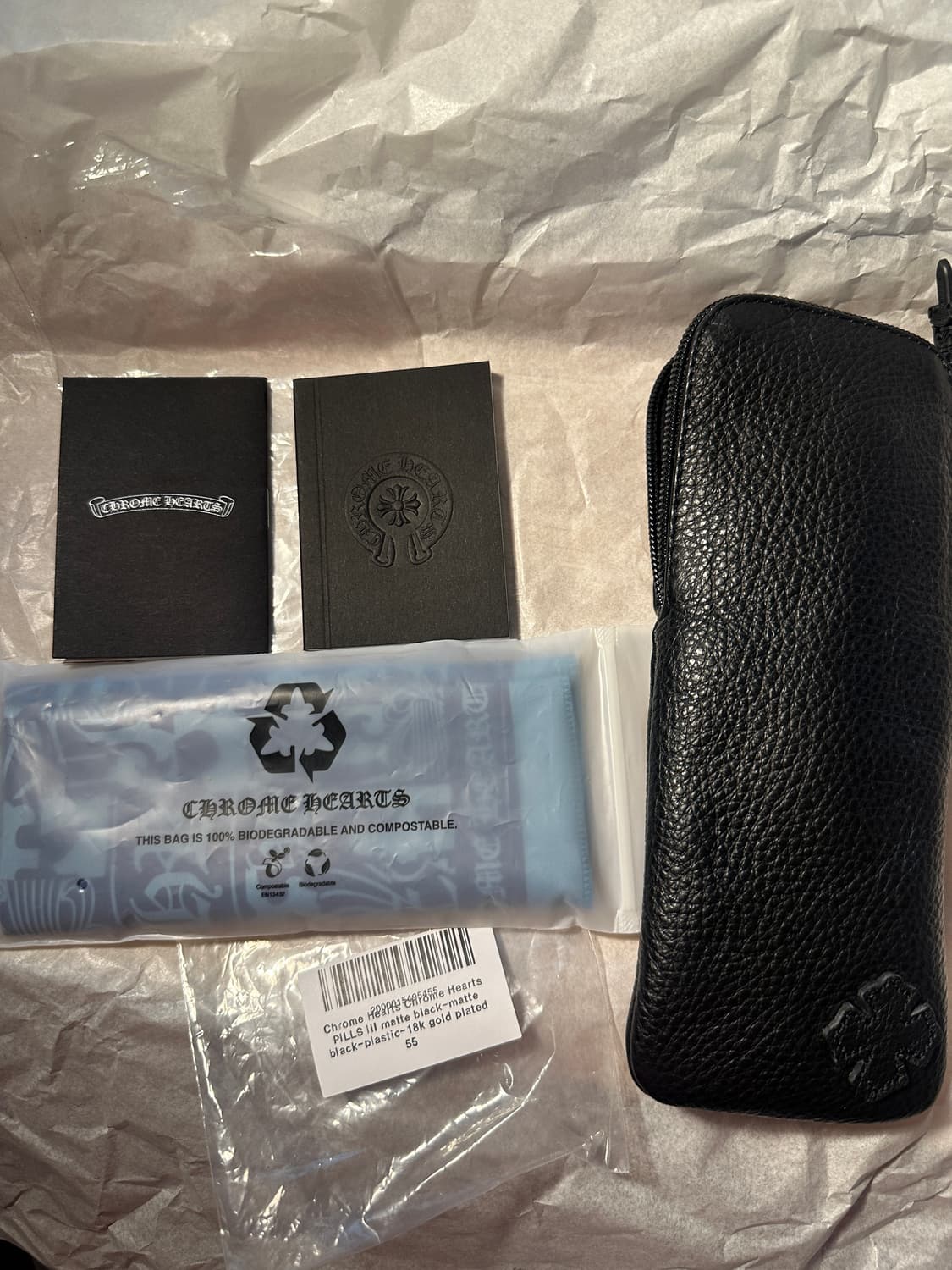 크롬하츠 안경 필스3 매트 블랙 골드 상품이미지1