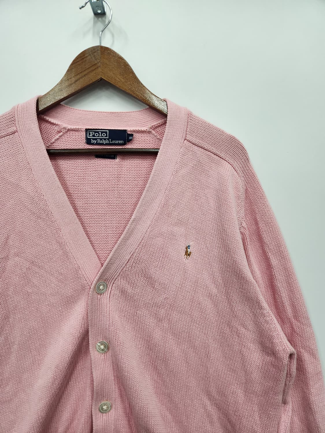 폴로 랄프로렌 핑크 가디건 상품이미지3