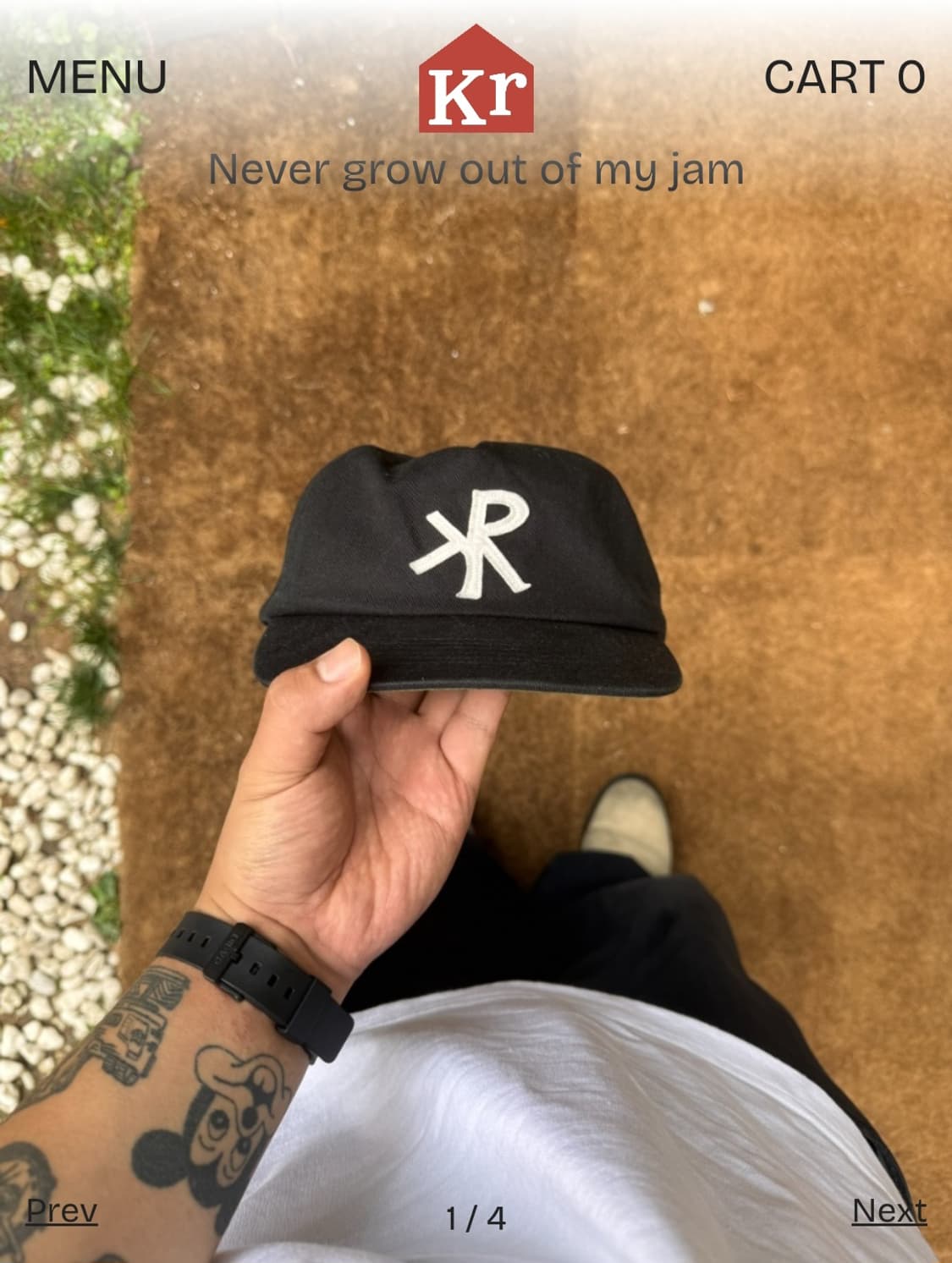 크래커하우스 볼캡 모자 블랙 상품이미지1