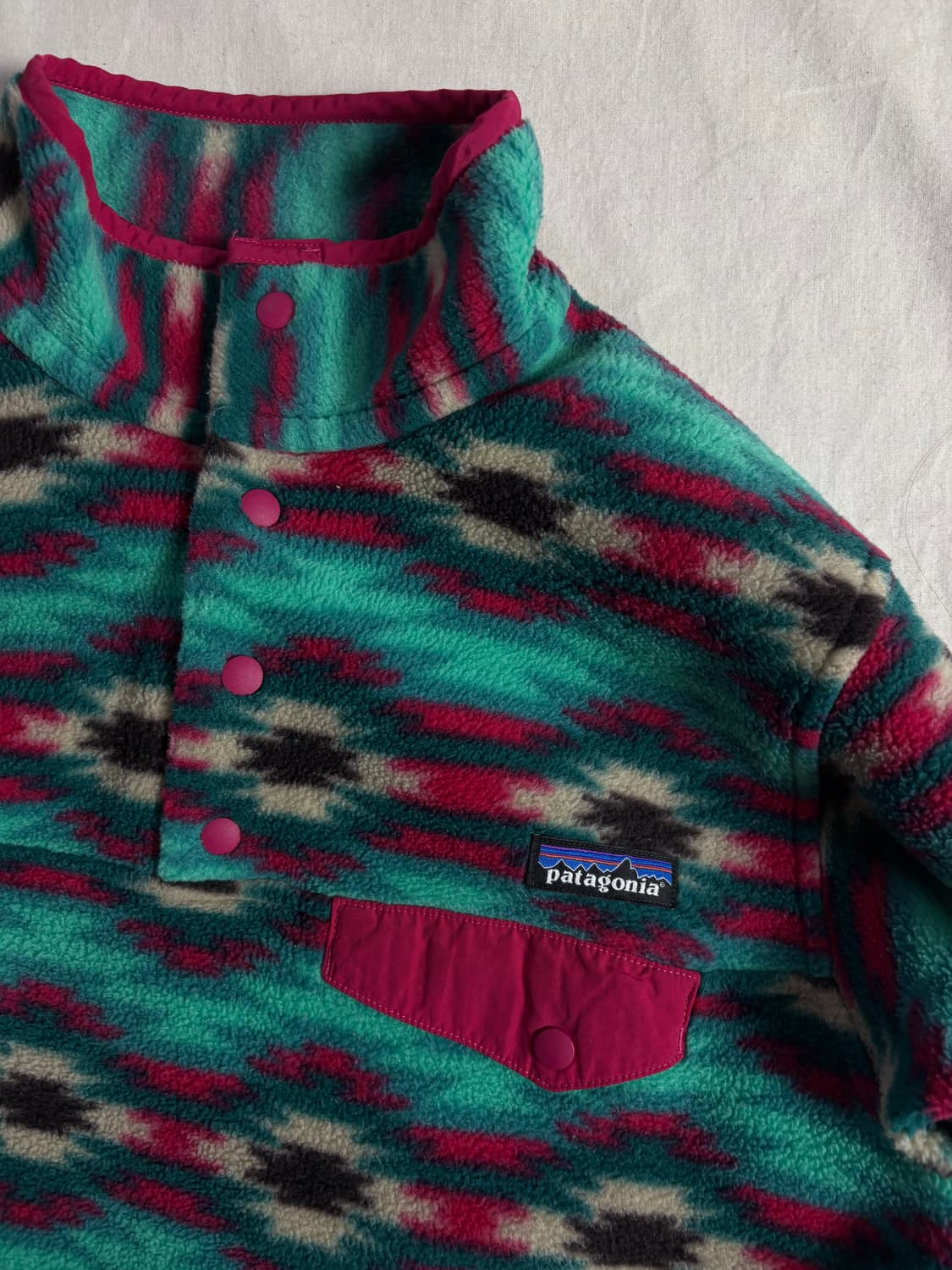 Patagonia 파타고니아 WDBG 아즈텍 플리스 풀오버 M 상품이미지3