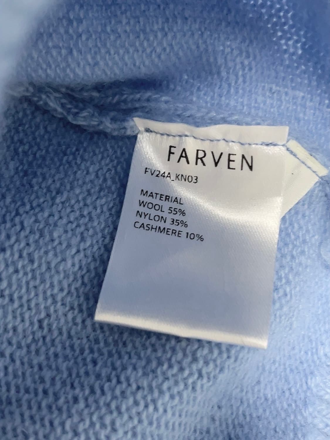 파르벵 울 캐시미어 버튼 카라라 니트 상품이미지8