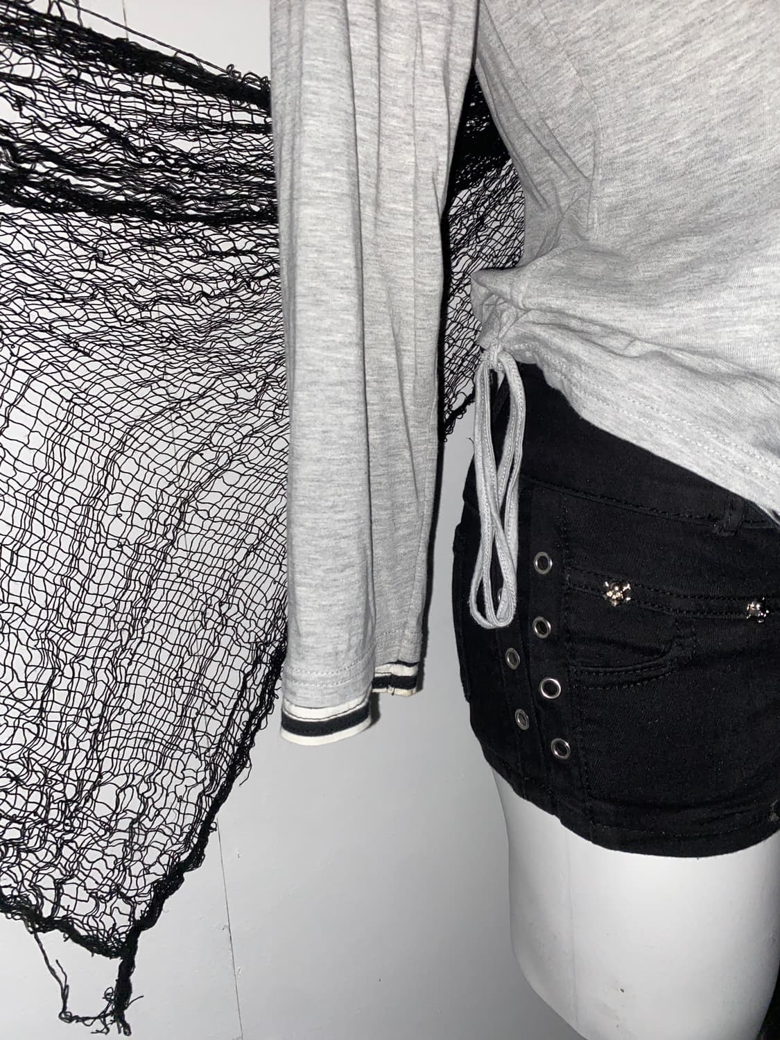 갸루 펑투케 스트라이프 롱슬리브 ໒꒱ 상품이미지6