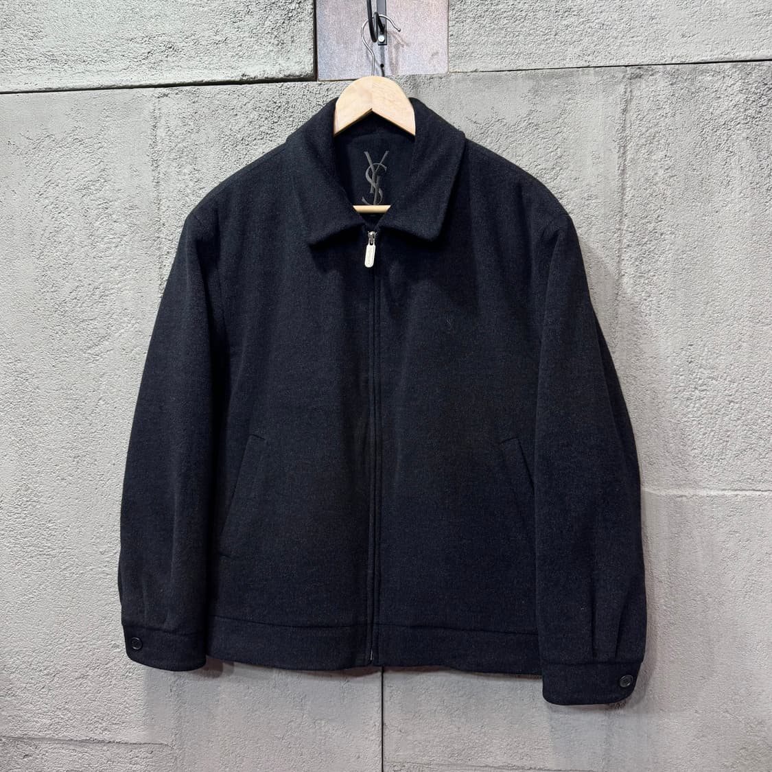 입생로랑 캐시미어 혼방 블루종 자켓 (M)  상품이미지1