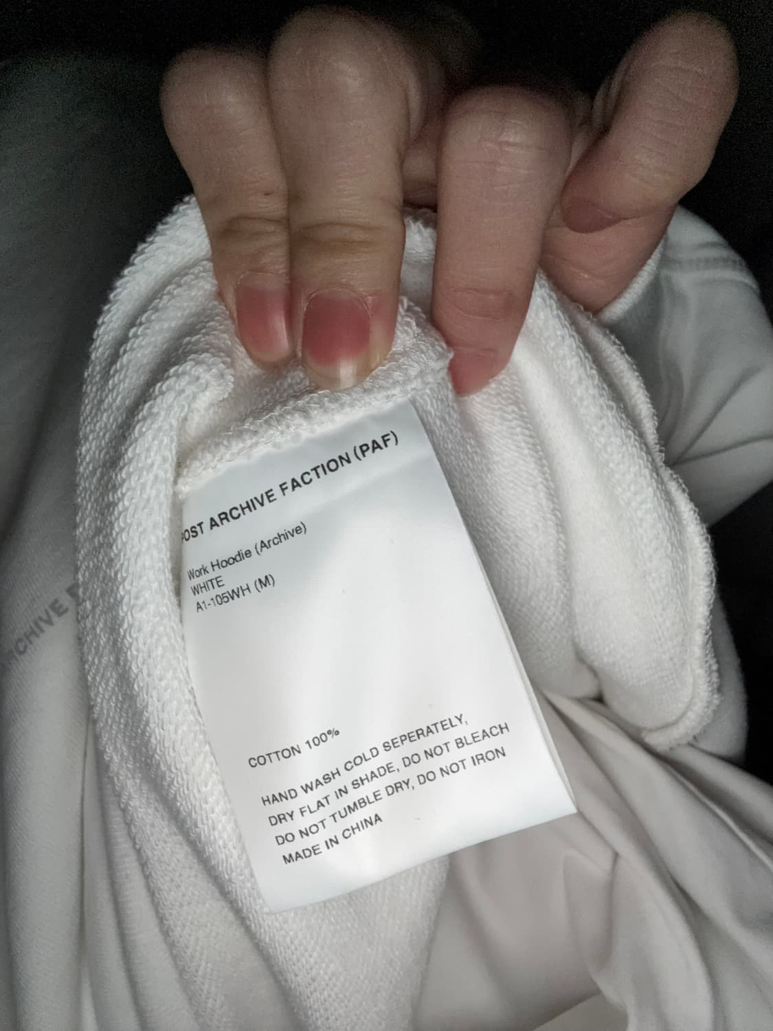 포스트아카이브팩션 워크후디 M 상품이미지6