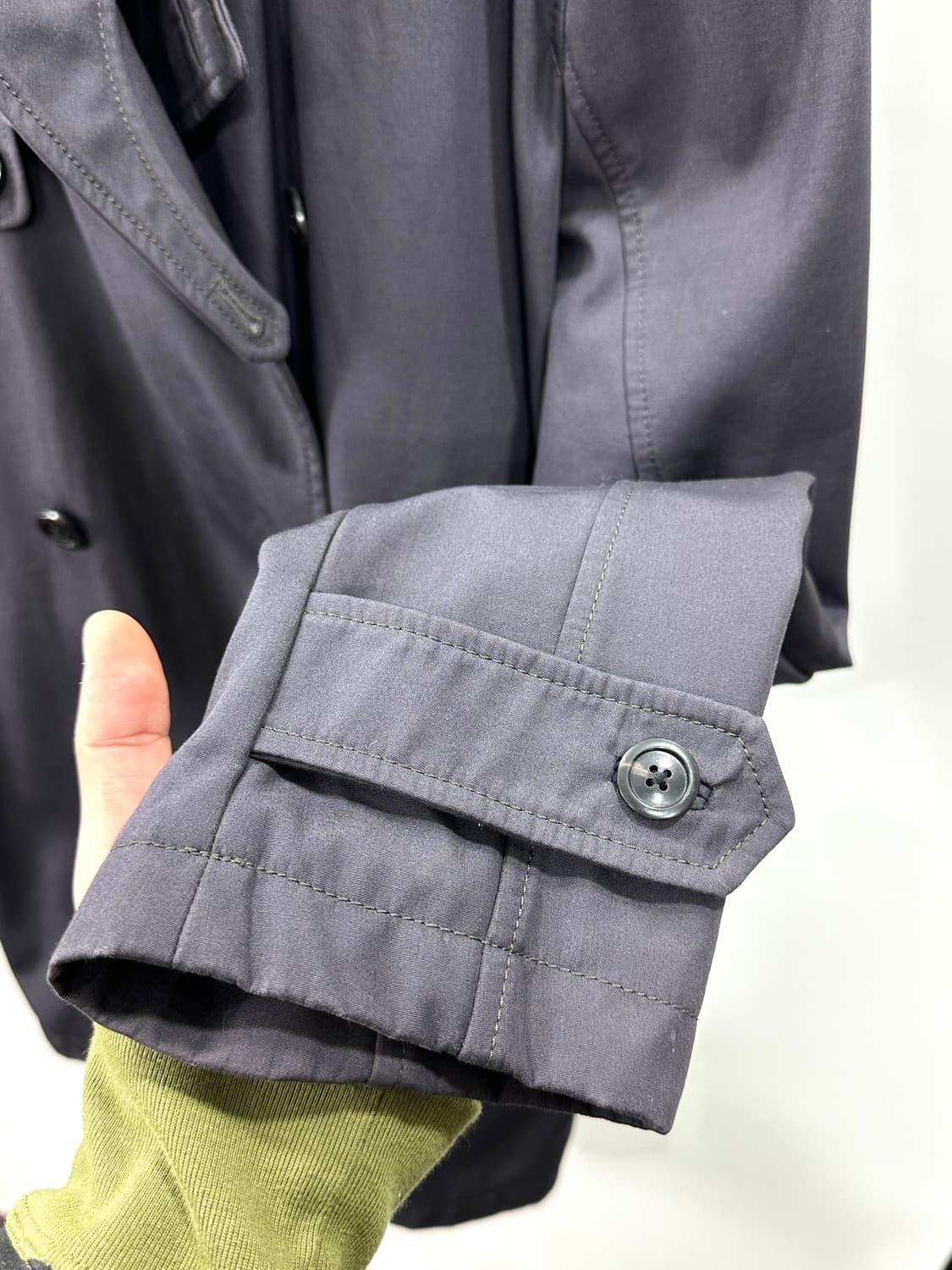 일본판 알마니 익스체인지 트렌치코트 XL 상품이미지5