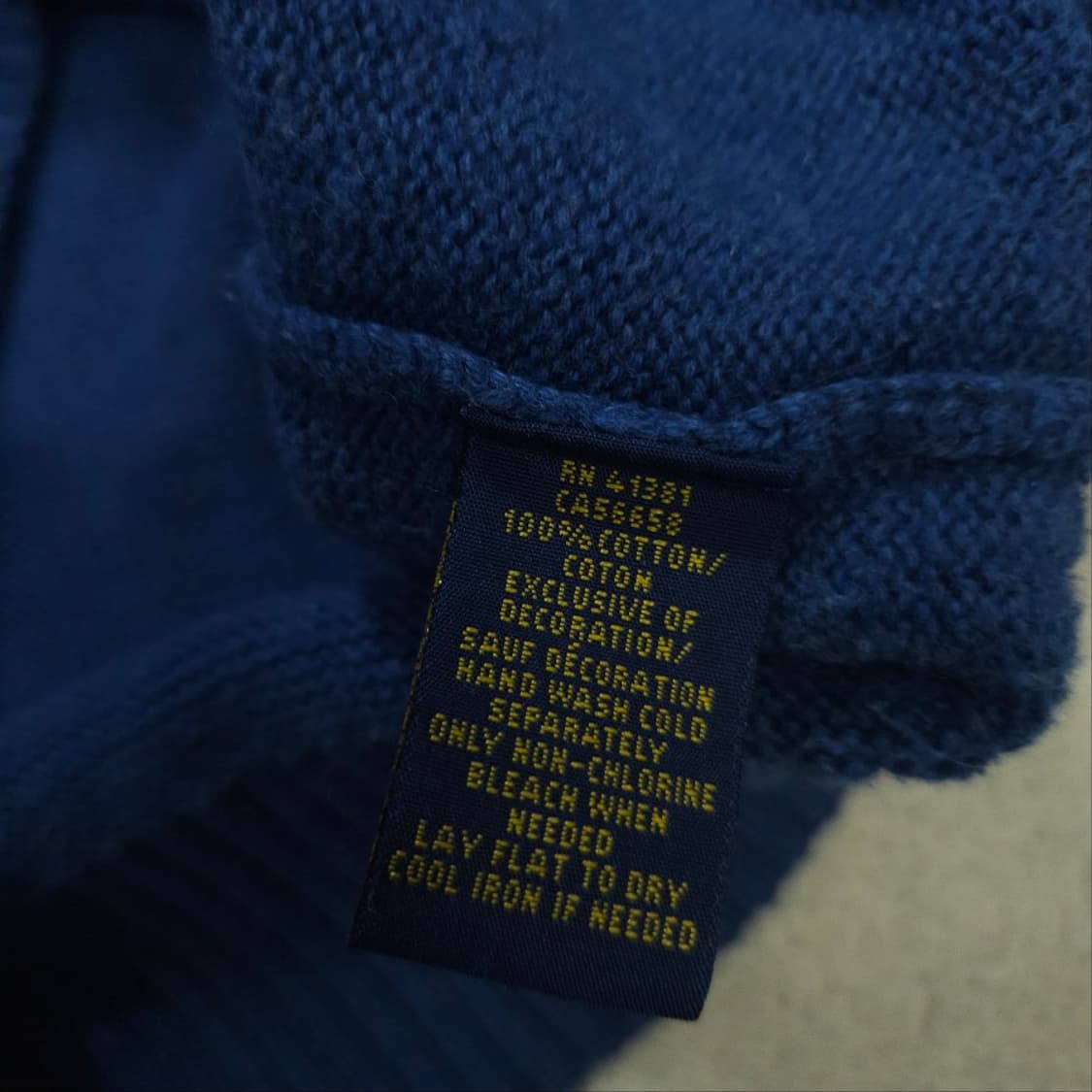 폴로 랄프 로렌 하프 버튼 니트 M 상품이미지6