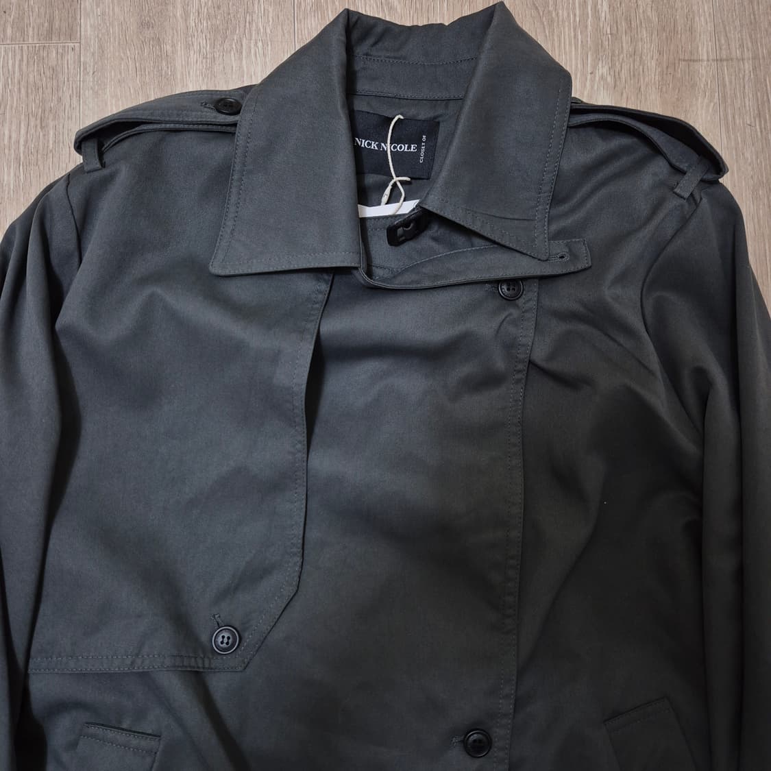 NICK NICOLE 닉앤니콜 여성 코튼 트렌치코트 F(FREE) 상품이미지2