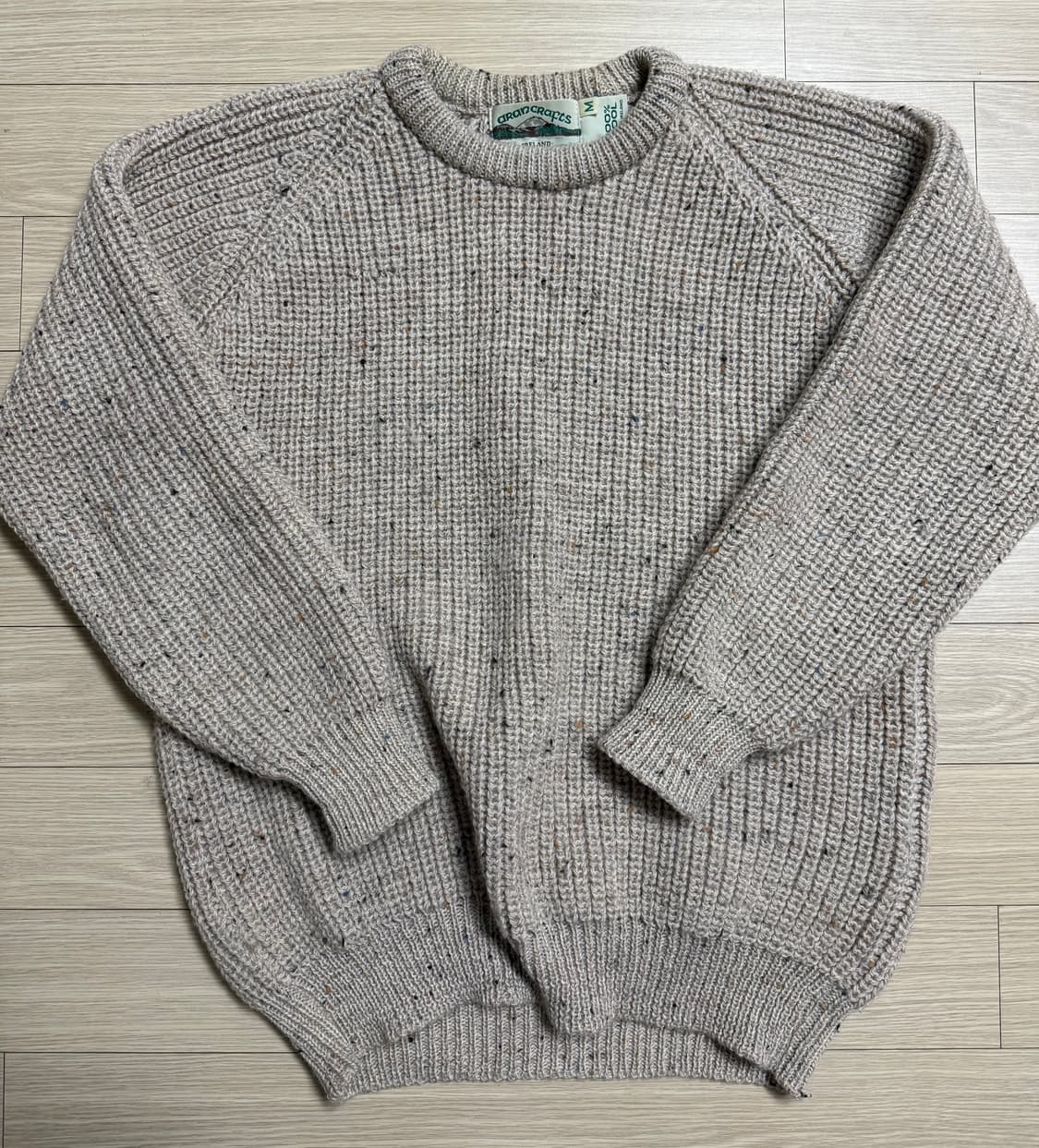 아란크래프트 arancrafts 100%울 니트 스웨터 상품이미지1