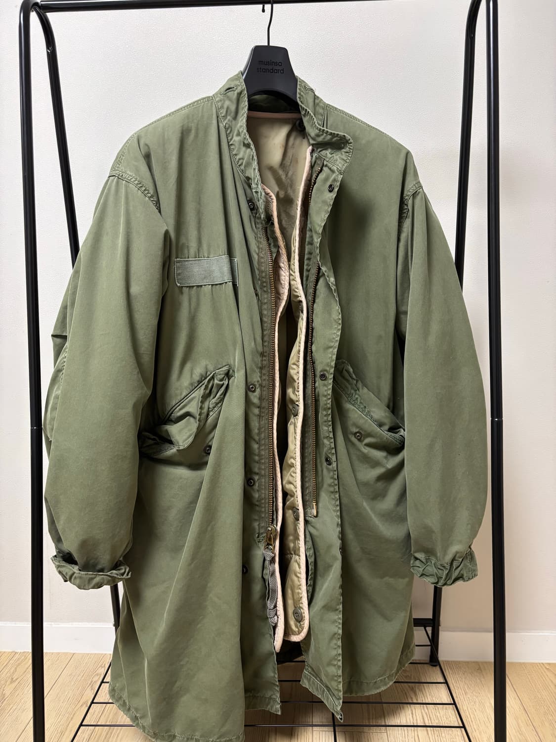 US army 미군 80s 오리지널 M65 피쉬테일 파카 S 상품이미지1