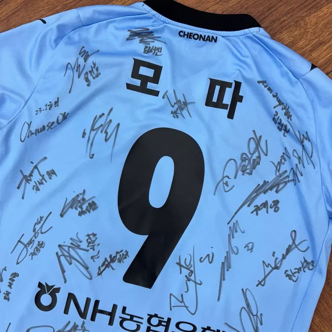 2XL(XL) PUMA 천안시티FC 24시즌 모따 마킹 팀 싸인 유니폼  상품이미지6