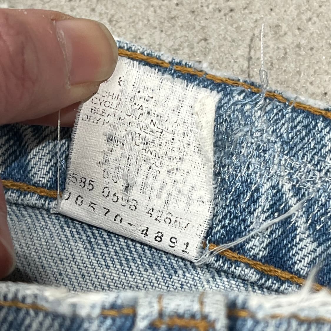 usa 리바이스 570 데님팬츠 s10146 상품이미지8