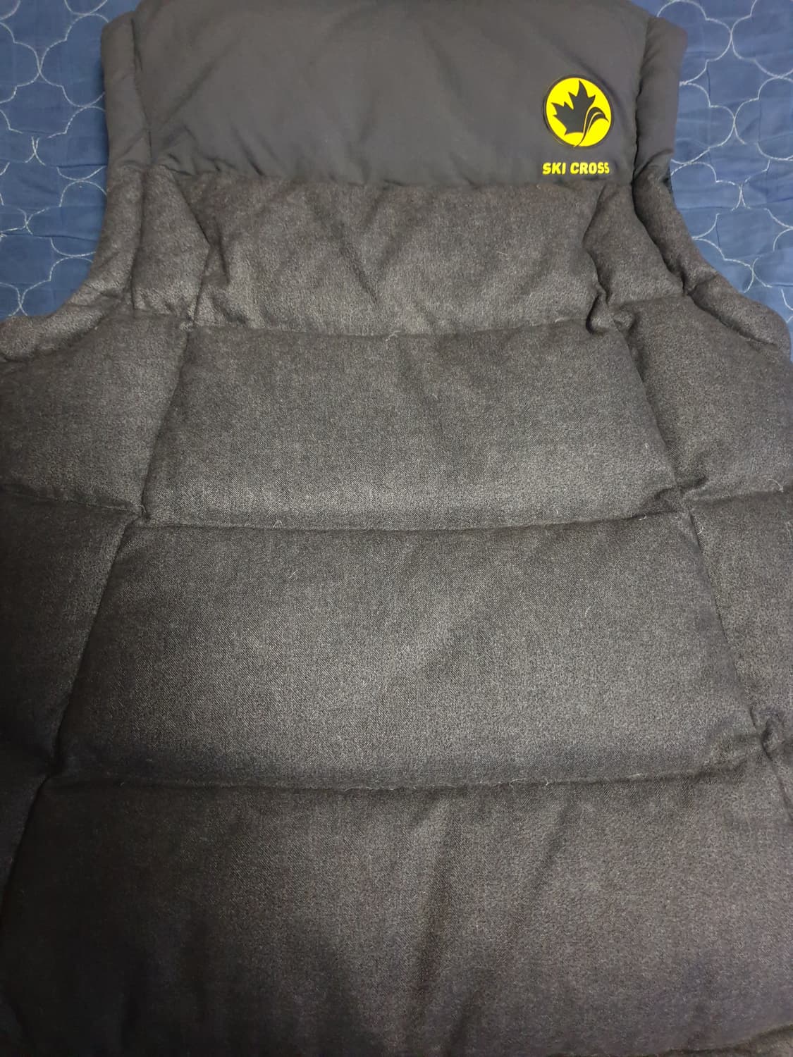 (빈티지) 데상트 스키 크로스 다운패딩 조끼 다크그레이 (M) 상품이미지3