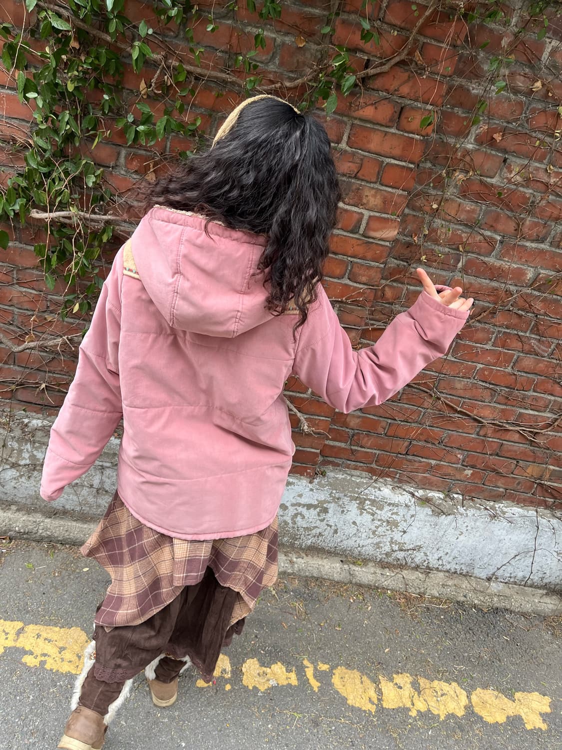 티티카카 딸기우유 후드 다운 자켓 상품이미지7