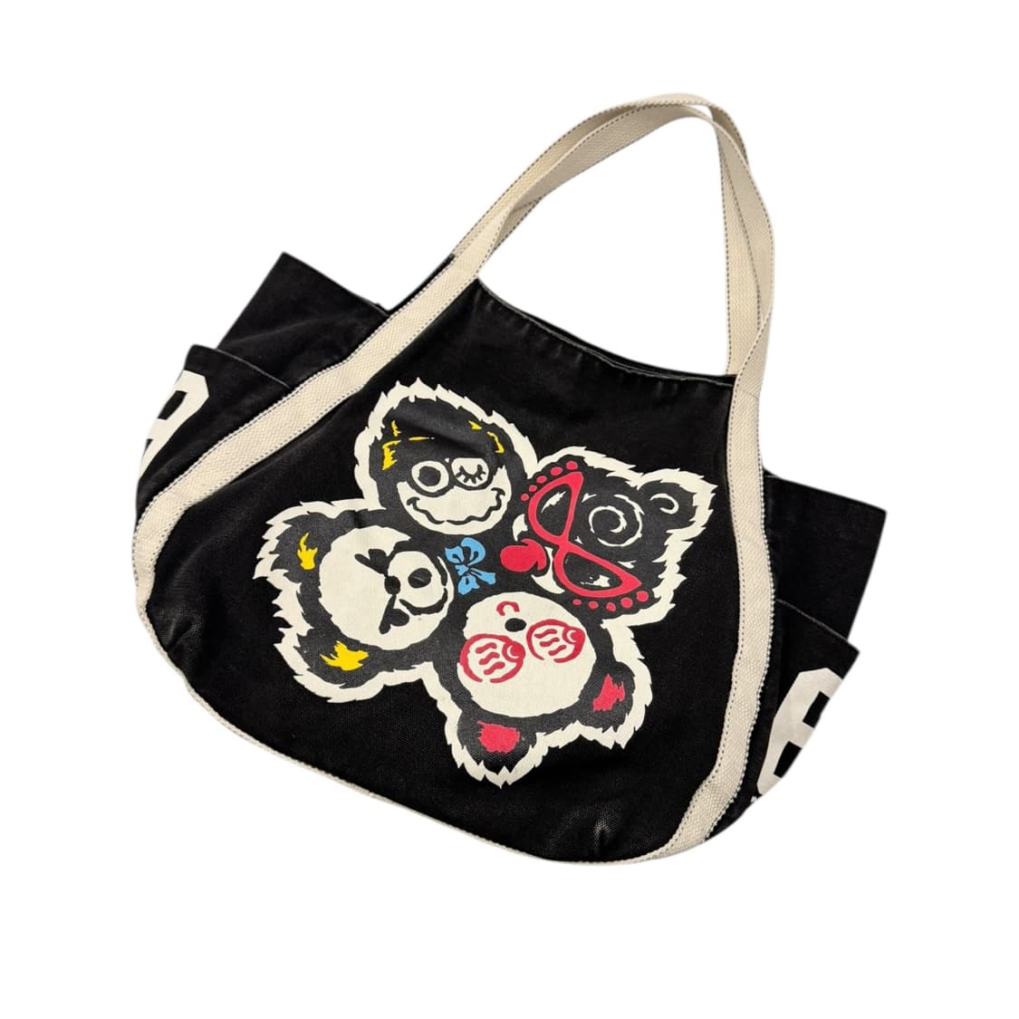 히스테릭글래머 캔버스 숄더백 블랙 상품이미지1