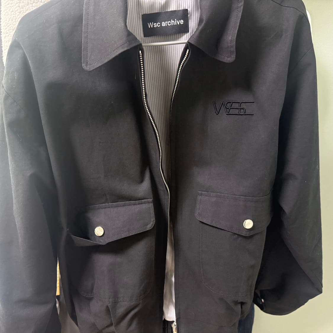 Wsc archive 인덱스 봄버자켓 블랙  상품이미지2