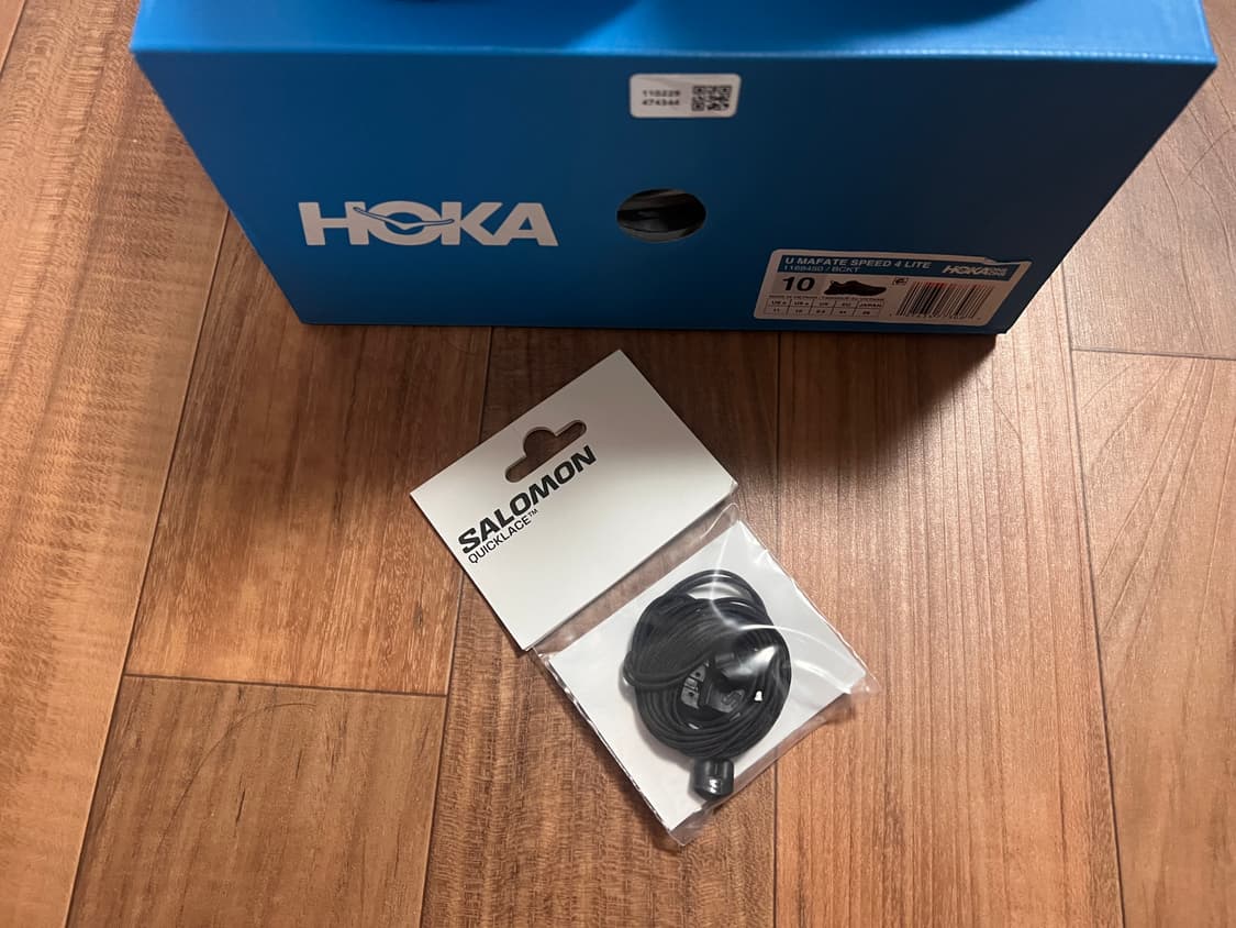 [280] 호카 마파테 스피드4 블랙 + 살로몬 퀵레이스 블랙 상품이미지2
