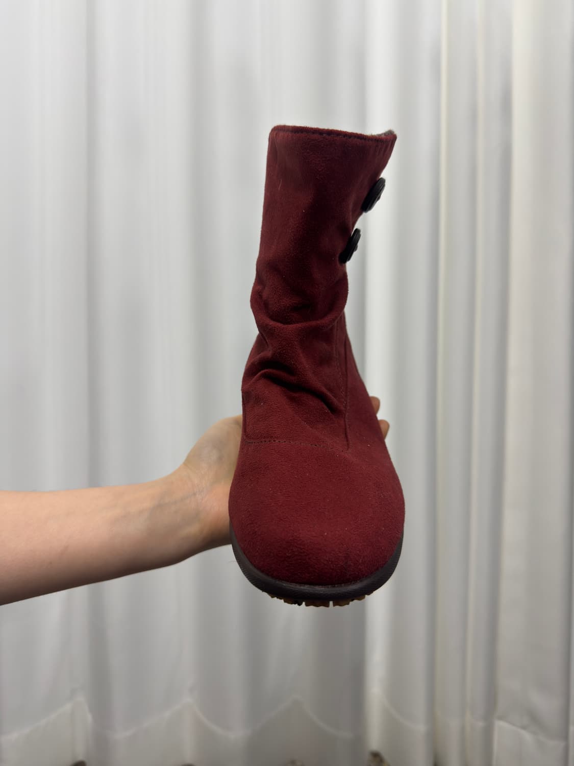 topaz suede button boots 상품이미지5