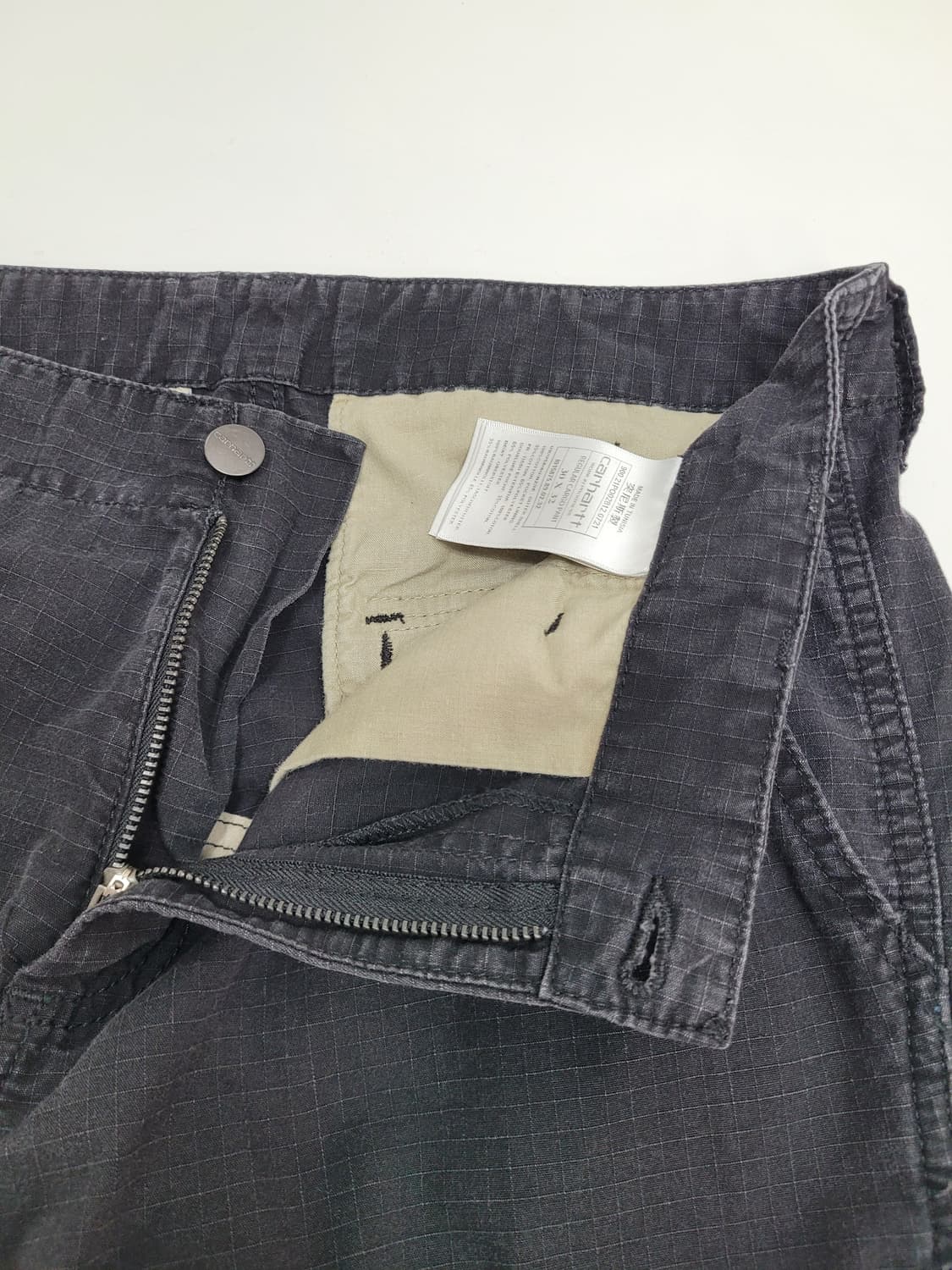 carhartt 칼하트 빈티지 블랙 워싱 카고 팬츠  / 남 30X32  상품이미지6