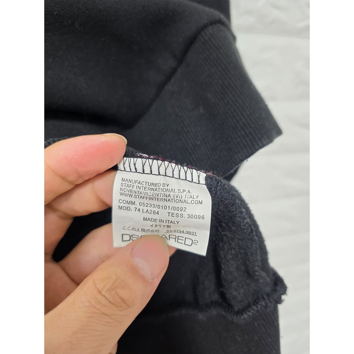 택포// 디스퀘어드2 캐나다 메이플 스웻셔츠 블랙 L 상품이미지3