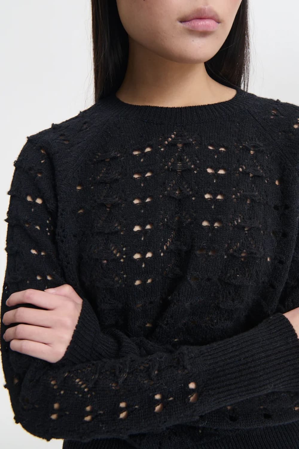 [S,M]세실리에 반센 BIDANE PULLOVER 니트/블랙 상품이미지1