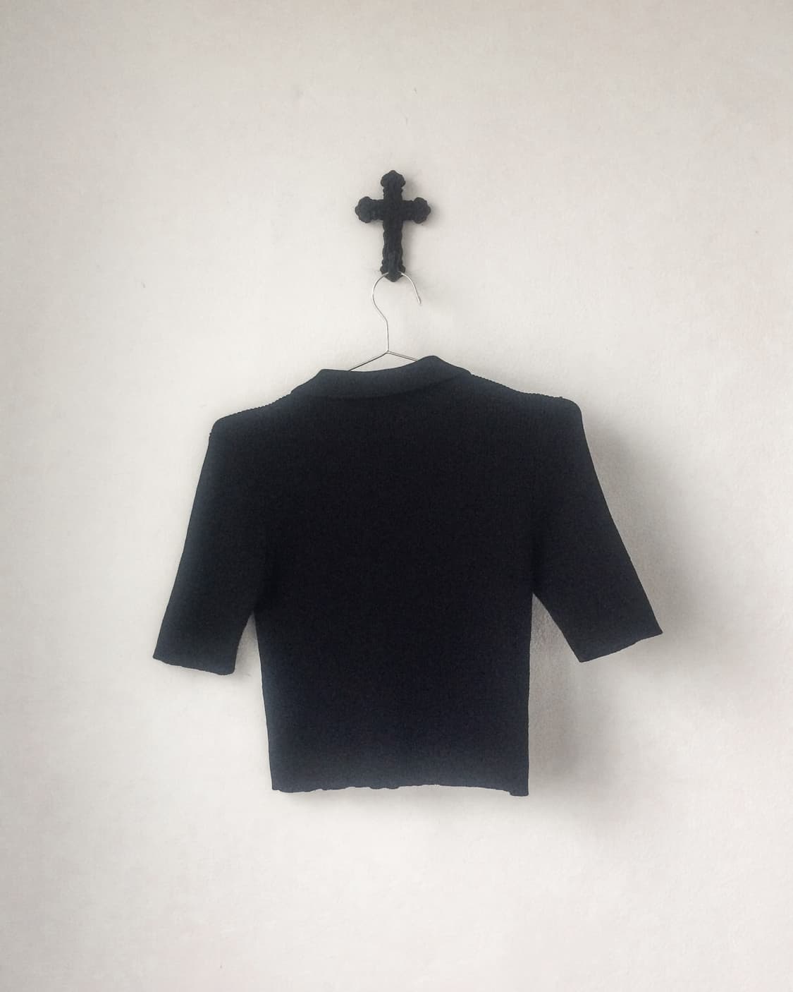 Ribbed crop zip up 상품이미지4
