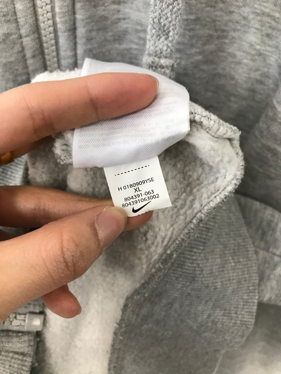 나이키 퓨추라 그레이 후드집업 상품이미지5