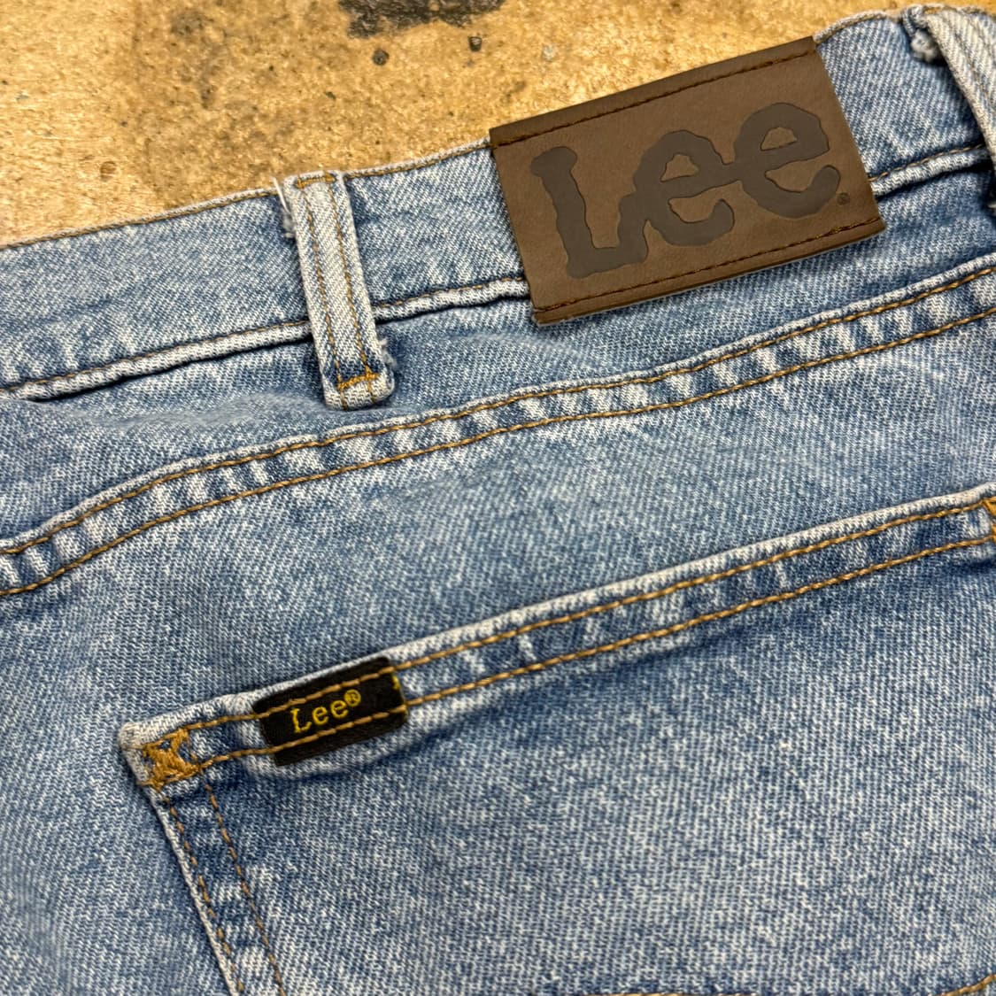 [정품/40x29] Lee 리 릴렉스드핏 연청 데님팬츠 b10 상품이미지4