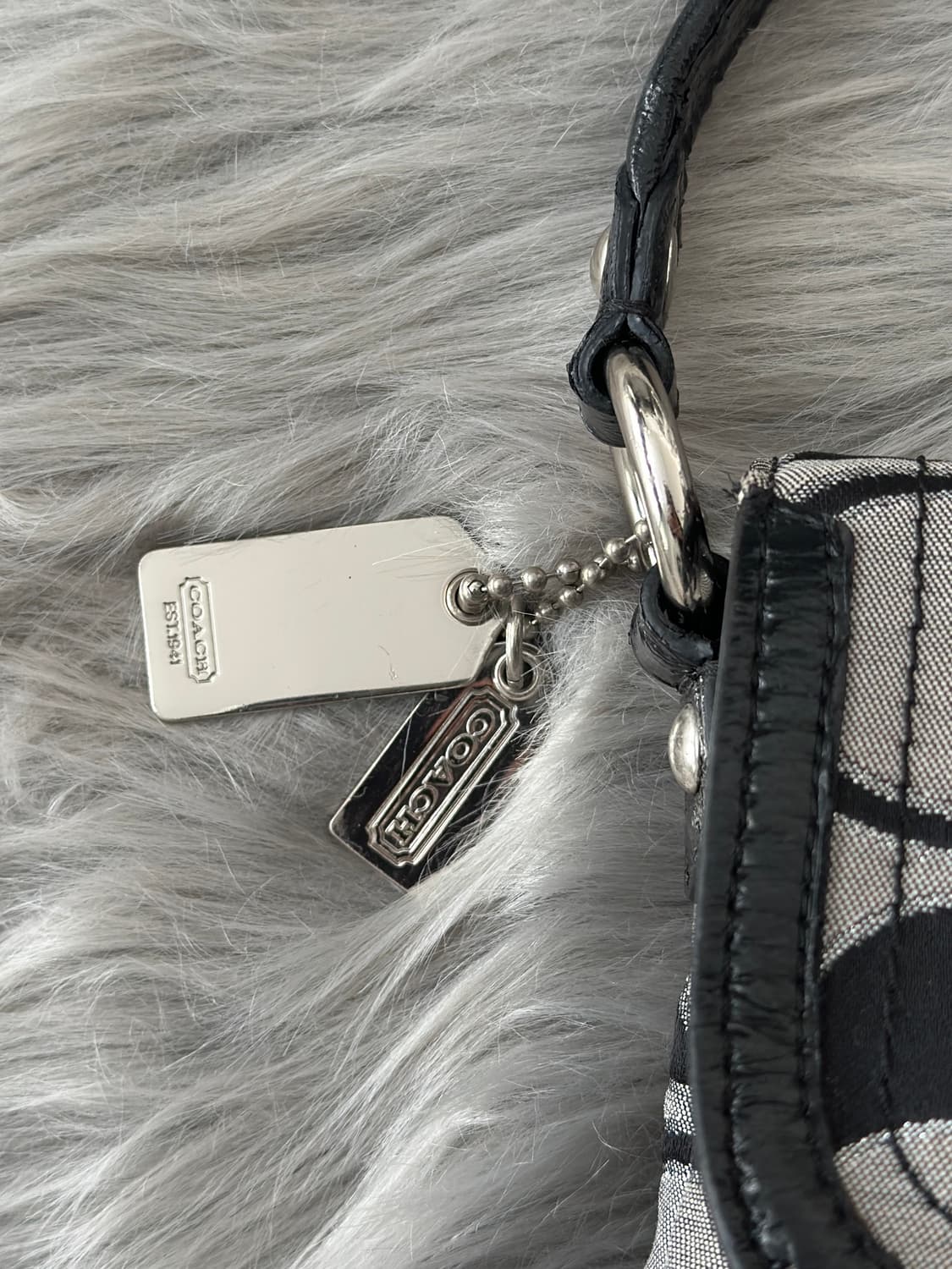 코치 자카드 숄더백  상품이미지7