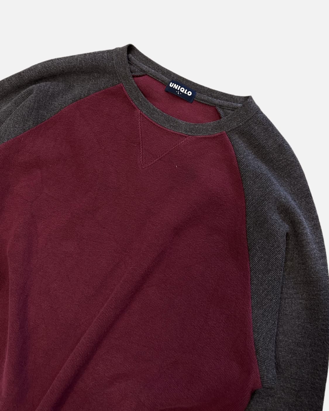 old uniqlo ribbed raglan t-shirt 상품이미지2