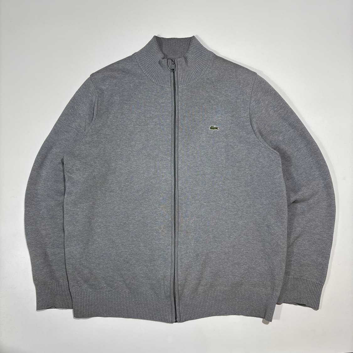 라코스테 그레이 집업 니트 가디건 상품이미지3