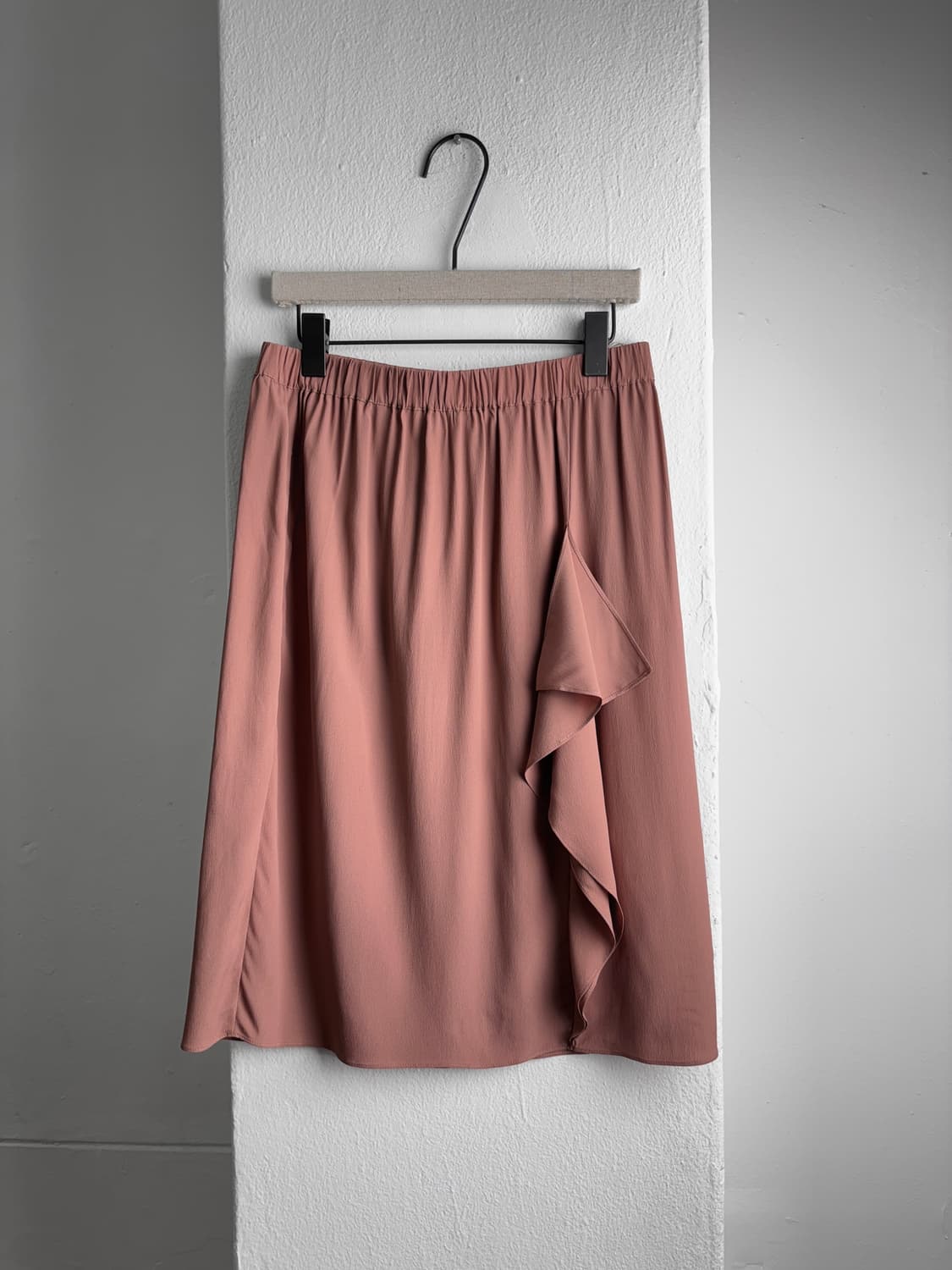 N21 Rose pink Silk blended Skirt 상품이미지1
